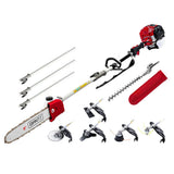 darrahopens Tools > Power Tools Giantz 65cc Petrol Pole Chainsaw Pruners 2 Stroke Long Chainsaws Hedge trimmer Brush Cutter Chain Saw Whipper Snipper Multi Tool