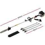 Darrahopens Tools > Power Tools Giantz 65CC Pole Chainsaw Petrol Saw Chain Tree Pruner Extended Spark Plug