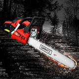 darrahopens Tools > Power Tools Giantz Petrol Chainsaw Chain Saw E-Start Commercial 45cc 16'' Top Handle Tree