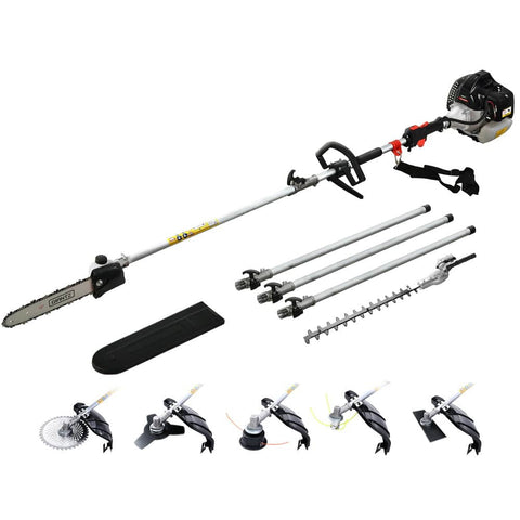 Darrahopens Tools > Power Tools Giantz Petrol Pole Chainsaw Brush Cutter Whipper Snipper Hedge Trimmer Pruner