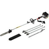 Darrahopens Tools > Power Tools Giantz Petrol Pole Chainsaw Hedge Trimmer Pruner Chain Saw Brush Cutter 2 IN 1