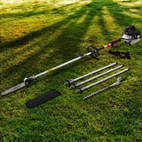 Darrahopens Tools > Power Tools Giantz Petrol Pole Chainsaw Hedge Trimmer Pruner Chain Saw Brush Cutter Red