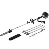 Darrahopens Tools > Power Tools Giantz Petrol Pole Chainsaw Hedge Trimmer Pruner Chain Saw Brush Cutter Red