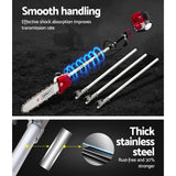 darrahopens Tools > Power Tools Giantz Pole Chainsaw 4 Stroke Petrol Hedge Trimmer Pruner Chain Saw Long