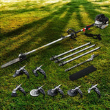 Darrahopens Tools > Power Tools Giantz Pole Chainsaw Petrol Hedge Trimmer Brush Cutter Whipper Snipper Multitool