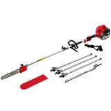Darrahopens Tools > Power Tools Giantz Pole Chainsaw Petrol Hedge Trimmer Pruner Chain Saw Brush Cutter Combo