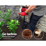darrahopens Tools > Power Tools Giantz Post Hole Digger Diggers Petrol Complete 80CC Motor Only Earth Auger