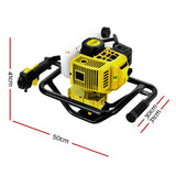darrahopens Tools > Power Tools Giantz Post Hole Digger Petrol Only 92CC Motor Engine Earth Auger DIggers