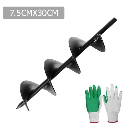 darrahopens Tools > Power Tools GIANTZ Power Garden Auger Small Earth Planter 75 X 300MM Black