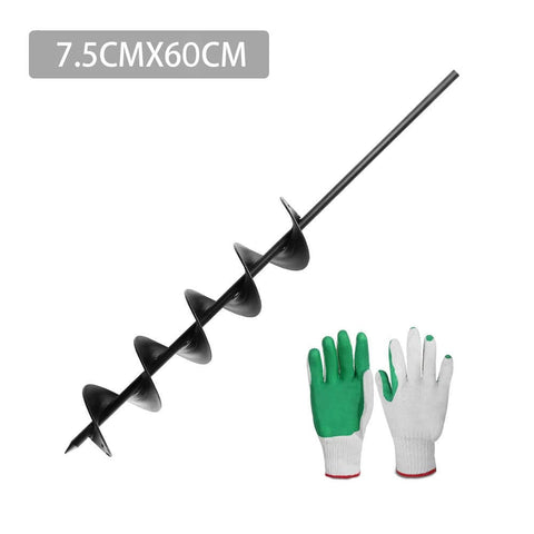 darrahopens Tools > Power Tools GIANTZ Power Garden Auger Small Earth Planter 75 X 600MM Black