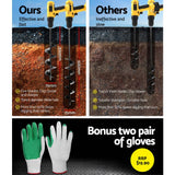 darrahopens Tools > Power Tools Giantz Power Garden Spiral Auger Hole Digger Earth Drill Bit Φ75x300 & 600mm