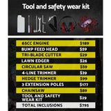 darrahopens Tools > Power Tools Gizantz 65CC Pole Chainsaw Hedge Trimmer Brush Cutter Whipper Snipper Multi Tool