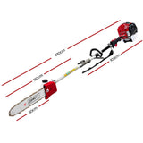 darrahopens Tools > Power Tools Gizantz 65CC Pole Chainsaw Hedge Trimmer Brush Cutter Whipper Snipper Multi Tool