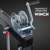 Darrahopens Tools > Power Tools Hydraulic Crane 900kg Pickup Swivel Ute Truck Trailer Lift Hoist Winch Haul