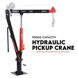 Darrahopens Tools > Power Tools Hydraulic Crane 900kg Pickup Swivel Ute Truck Trailer Lift Hoist Winch Haul