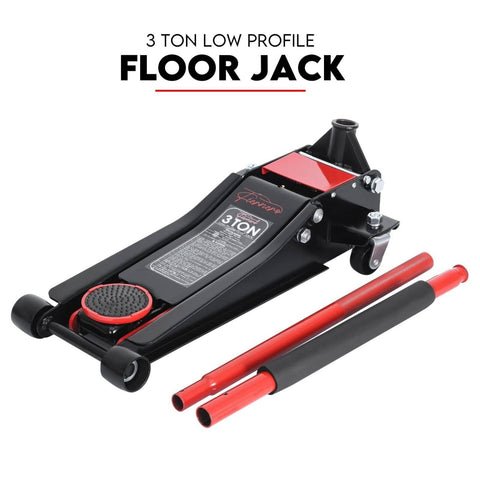 Darrahopens Tools > Power Tools Hydraulic Floor Jack 3T Trolley Low Profile Car Track Quick Lifting 75-500mm