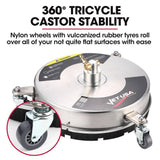 Darrahopens Tools > Power Tools Jet-USA 15" Stainless Steel Pressure Washer Surface Cleaner, 1/4" Fitting, For Concrete Driveway Patio Floor