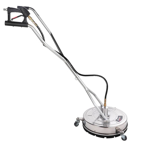 Darrahopens Tools > Power Tools Jet-USA 21" Stainless Steel Pressure Washer Surface Cleaner with Yoke Handlebar, 3/8" Fitting, For Concrete Driveway Patio Floor