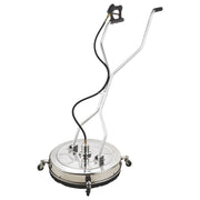Darrahopens Tools > Power Tools Jet-USA 24" Stainless Steel Pressure Washer Surface Cleaner, 3/8" Fitting, with Yoke Handlebar, For Concrete Driveway Patio Floor