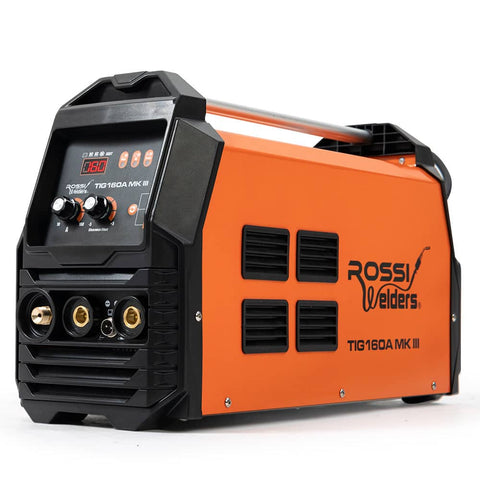 Darrahopens Tools > Power Tools ROSSI 160 Amp Inverter Welder TIG Arc Stick, AC/DC, with Accessories (15A Plug)