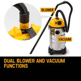 darrahopens Tools > Power Tools UNIMAC 30L Wet and Dry Vacuum Cleaner Blower Bagless 2000W Drywall Vac