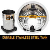 darrahopens Tools > Power Tools UNIMAC 30L Wet and Dry Vacuum Cleaner Blower Bagless 2000W Drywall Vac