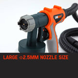 darrahopens Tools > Power Tools UNIMAC 740W HVLP Electric Paint Sprayer Gun - DIY Spray Station Tool