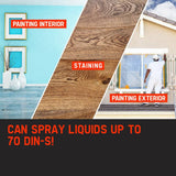 darrahopens Tools > Power Tools UNIMAC 740W HVLP Electric Paint Sprayer Gun - DIY Spray Station Tool