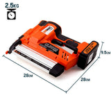 darrahopens Tools > Power Tools UNIMAC Brad Nailer Staple Gun Cordless 2-in-1 Lithium 20V Nail Gun 18ga Nails