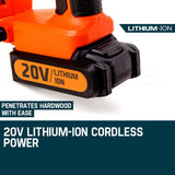 darrahopens Tools > Power Tools UNIMAC Brad Nailer Staple Gun Cordless 2-in-1 Lithium 20V Nail Gun 18ga Nails