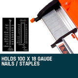 darrahopens Tools > Power Tools UNIMAC Brad Nailer Staple Gun Cordless 2-in-1 Lithium 20V Nail Gun 18ga Nails