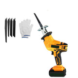 Darrahopens Tools > Power Tools Yellow Cordless Electric Reciprocating Saw Cutter w+ Blades For Makita Battery