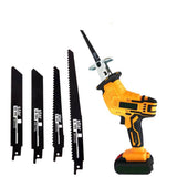 Darrahopens Tools > Power Tools Yellow Cordless Electric Reciprocating Saw Cutter w+ Blades For Makita Battery
