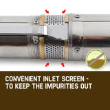 darrahopens Tools > Pumps 1HP Submersible Bore Water Pump Deep Well Irrigation Stainless Steel 240V