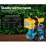 darrahopens Tools > Pumps Auto Peripheral Water Pump Clean Electric Garden Farm Rain Tank Irrigation QB60 Yellow