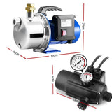 darrahopens Tools > Pumps Giantz 2300W High Pressure Garden Jet Water Pump with Auto Controller