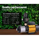 darrahopens Tools > Pumps Giantz 2500W Multi Stage Water Pump Pressure Rain Tank Farm House Irrigation