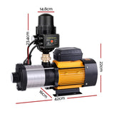 darrahopens Tools > Pumps Giantz 2500W Multi Stage Water Pump Pressure Rain Tank Farm House Irrigation
