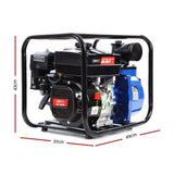 darrahopens Tools > Pumps Giantz 8HP 3" Petrol Water Pump Garden Irrigation Transfer Blue