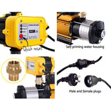 darrahopens Tools > Pumps Giantz Multi Stage Water Pump Pressure Rain Tank Garden Farm House Irrigation 2000W Yellow Controller
