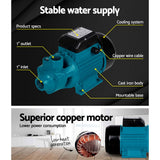 darrahopens Tools > Pumps Giantz Peripheral Pump Clean Water Garden Boiler Car Wash Irrigation QB80