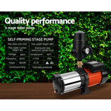darrahopens Tools > Pumps Giantz Water Pump High Pressure Multi Stage Farm Rain Tank Irrigation Garden