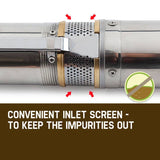 darrahopens Tools > Pumps Protege 1.5HP Submersible Bore Water Pump Deep Well Irrigation Stainless Steel