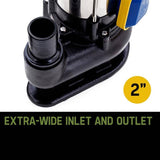 darrahopens Tools > Pumps PROTEGE 2250W Submersible Dirty Water Pump Sewage Bore Septic Tank Well Sewerage