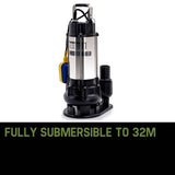 darrahopens Tools > Pumps PROTEGE 2250W Submersible Dirty Water Pump Sewage Bore Septic Tank Well Sewerage