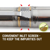 darrahopens Tools > Pumps Protege 2HP Submersible Bore Water Pump Well Irrigation Stainless Steel 240V Deep