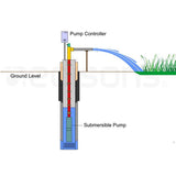 darrahopens Tools > Pumps Protege 3HP Submersible Bore Water Pump Deep Well Irrigation Stainless Steel 240V
