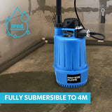 Darrahopens Tools > Pumps PROTEGE Tight Access Clean/Grey Water Submersible Sump Pump, Vertical Float Switch