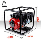 darrahopens Tools > Pumps Warton 8HP 1.5 & 2 Petrol High Pressure Water Transfer Pump Irrigation Fire Fighting