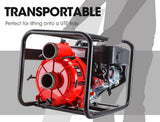 darrahopens Tools > Pumps WARTON 8HP 3 Petrol Trash Water Transfer Pump Pressure Firefighting Irrigation